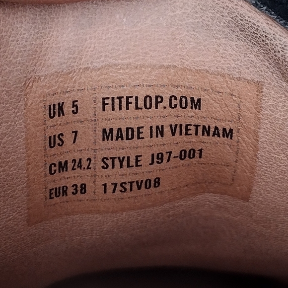 Fitflop F-Sporty II Black Suede Comfort Low Top Lace Up Fringe Sneakers Sz 7 - Picture 11 of 12